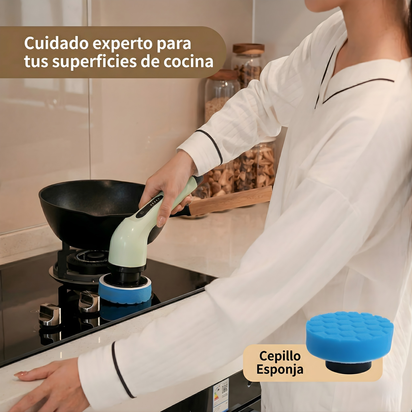 Cepillo Eléctrico de Limpieza Multifunción 9 en 1